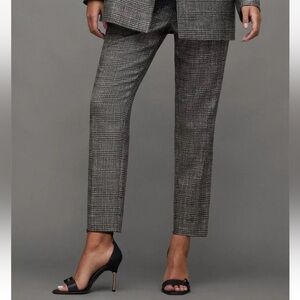 All Saints *ALTERED* Gray Plaid Trousers